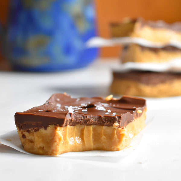 No-Bake gluten free chocolate peanut butter bars