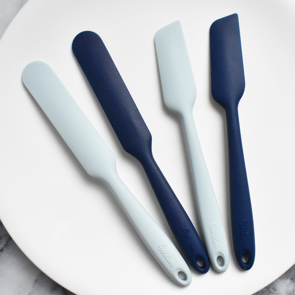 Wilton Mini Silicone Spoons 2/Pkg Baby Blue