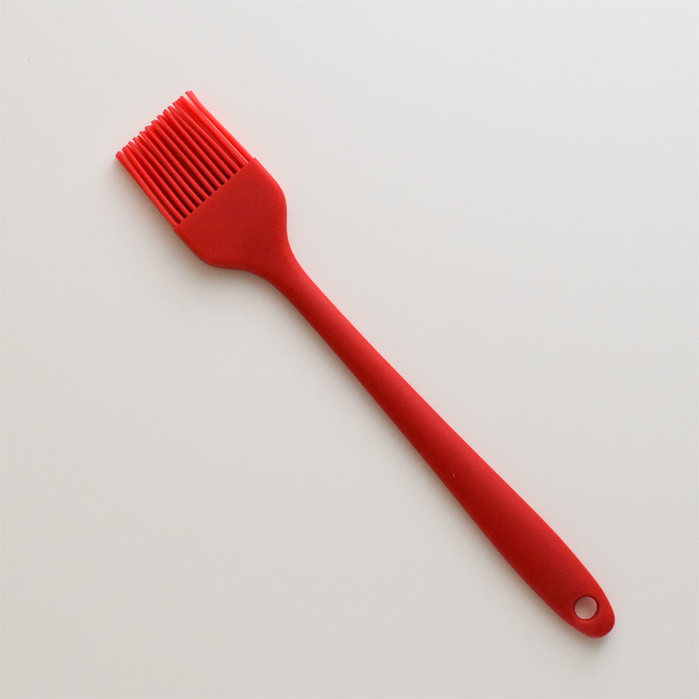 silicone pastry brush red
